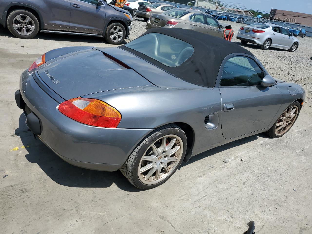 2001 Porsche Boxster S Blue vin: WP0CB29801U661825