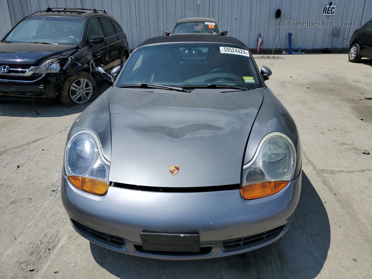 2001 Porsche Boxster S Синий vin: WP0CB29801U661825