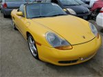 2001 Porsche Boxster S Yellow vin: WP0CB29811U660067