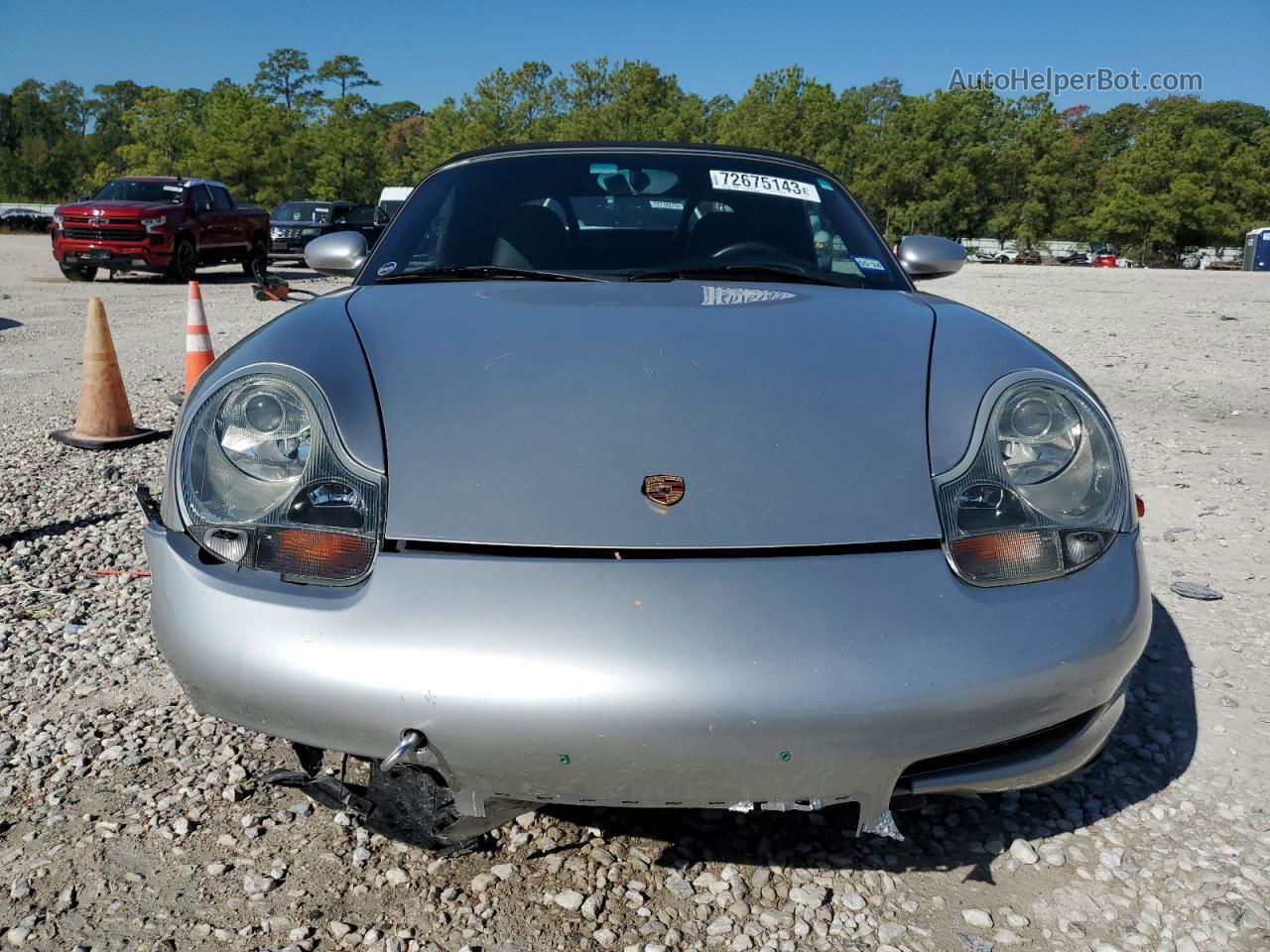 2001 Porsche Boxster S Silver vin: WP0CB29811U660103