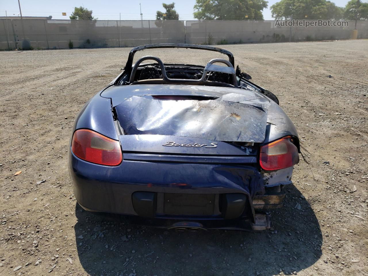 2001 Porsche Boxster S Blue vin: WP0CB29811U660893