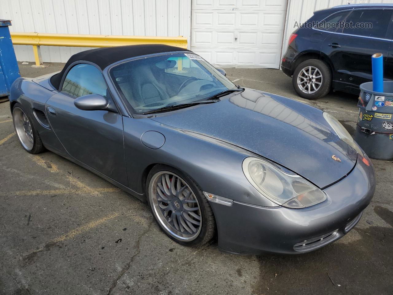 2001 Porsche Boxster S Серый vin: WP0CB29831U662029