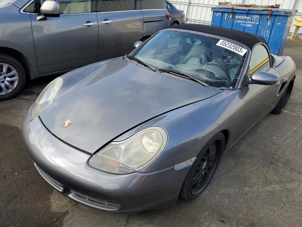 2001 Porsche Boxster S Gray vin: WP0CB29831U662029