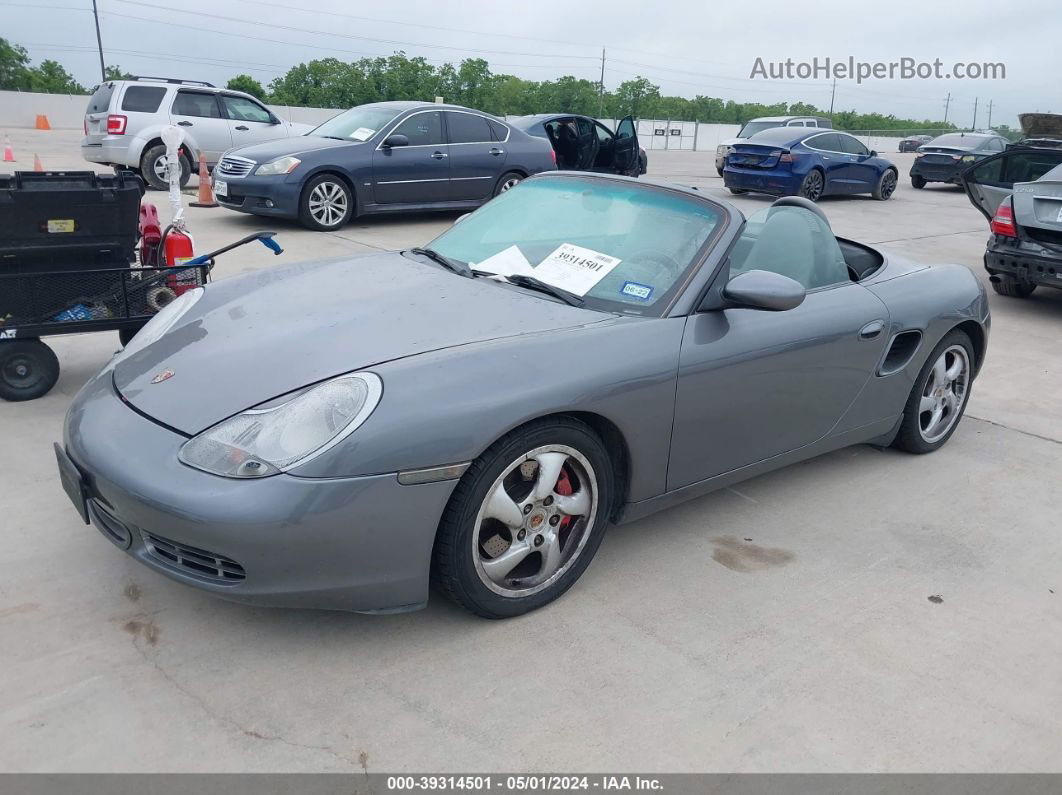 2001 Porsche Boxster S Gray vin: WP0CB29831U662385