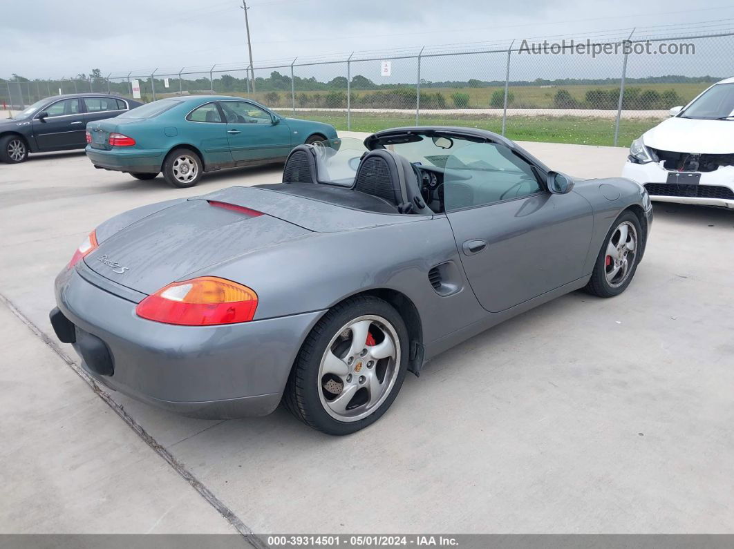 2001 Porsche Boxster S Gray vin: WP0CB29831U662385