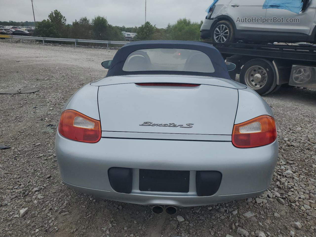 2001 Porsche Boxster S Silver vin: WP0CB29841S660172