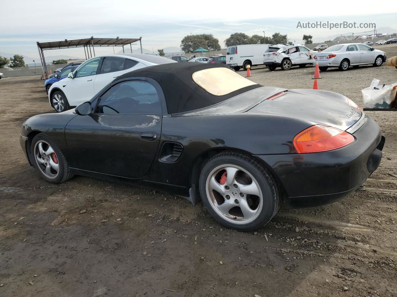 2001 Porsche Boxster S Black vin: WP0CB29881U663712