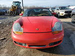 2001 Porsche Boxster S Red vin: WP0CB29891U660639