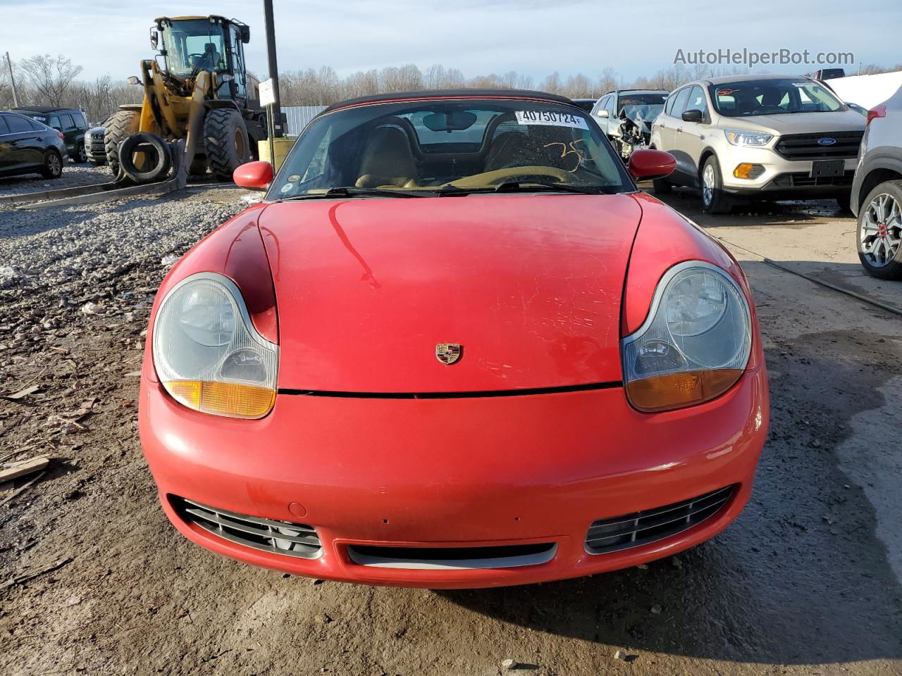 2001 Porsche Boxster S Red vin: WP0CB29891U660639