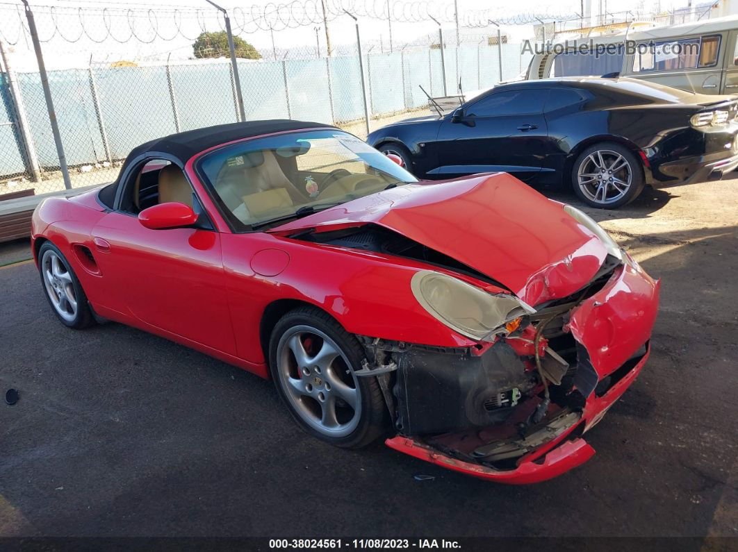 2001 Porsche Boxster S Red vin: WP0CB29891U665033