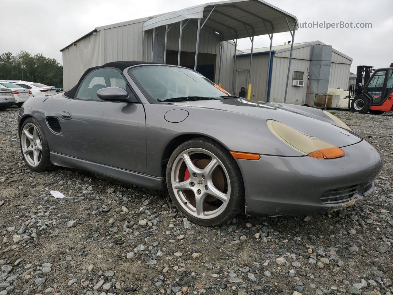 2001 Porsche Boxster S Серый vin: WP0CB298X1U663405