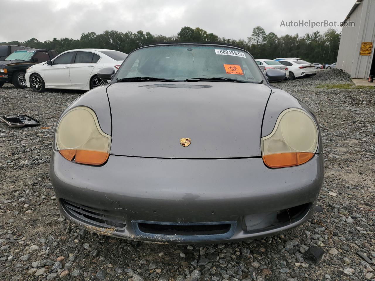 2001 Porsche Boxster S Серый vin: WP0CB298X1U663405