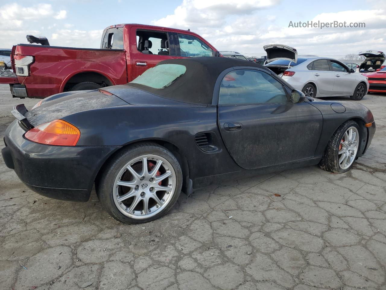 2001 Porsche Boxster S Черный vin: WP0CB298X1U663906