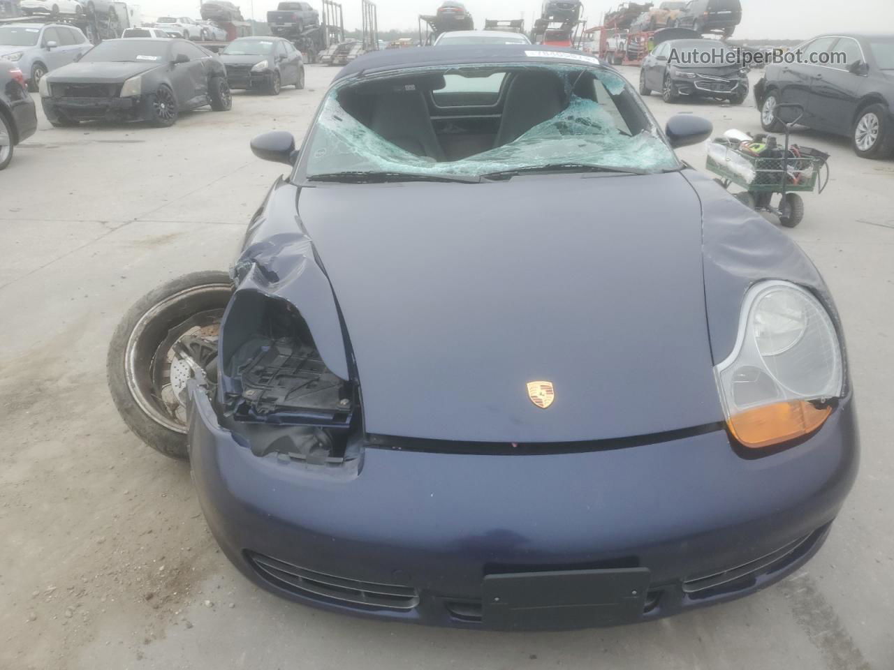 2001 Porsche Boxster S Blue vin: WP0CB298X1U664232