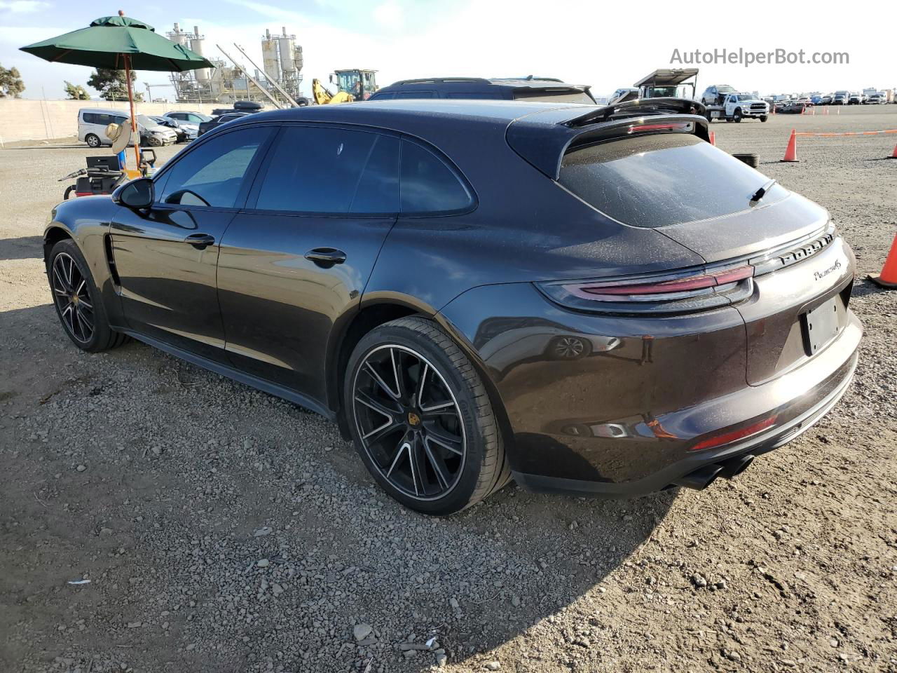 2018 Porsche Panamera 4s Sport Turismo Brown vin: WP0CB2A76JL191079