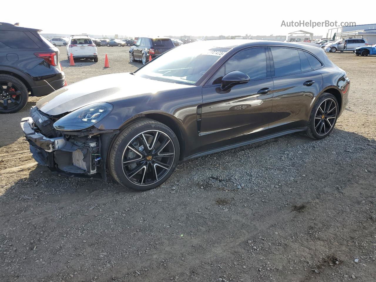 2018 Porsche Panamera 4s Sport Turismo Brown vin: WP0CB2A76JL191079