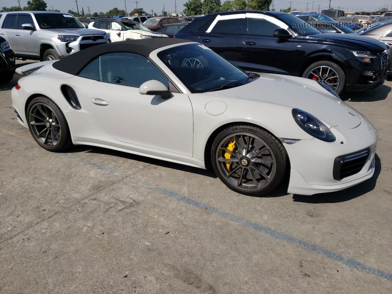 2018 Porsche 911 Turbo White vin: WP0CD2A93JS162091