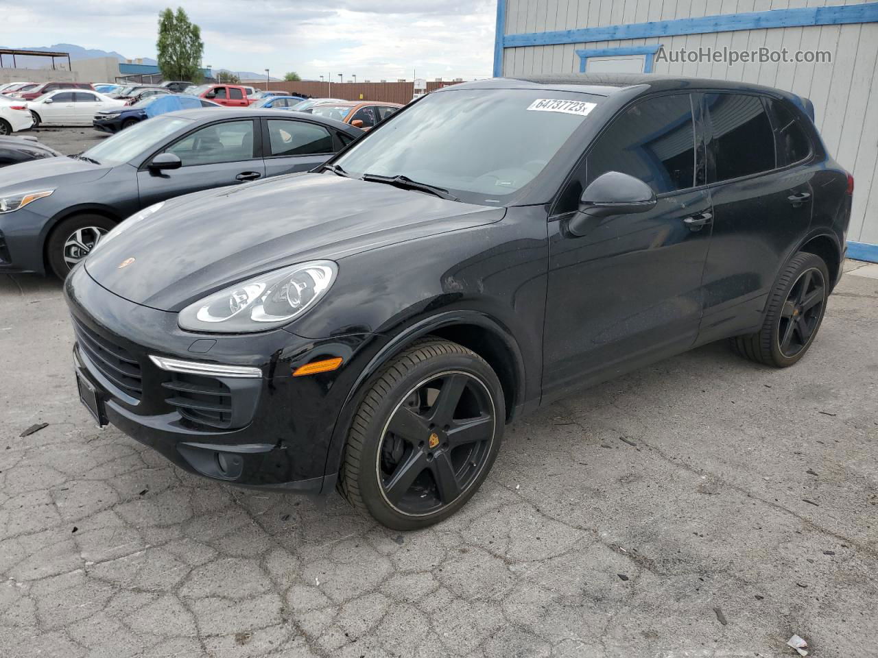 2018 Porsche Cayenne  Черный vin: WP1AA2A20JKA07130