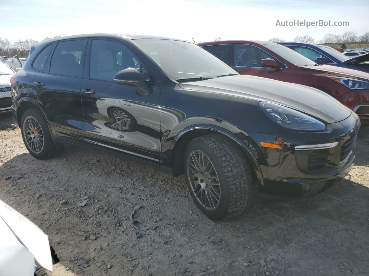 2018 Porsche Cayenne  Black vin: WP1AA2A20JKA06981