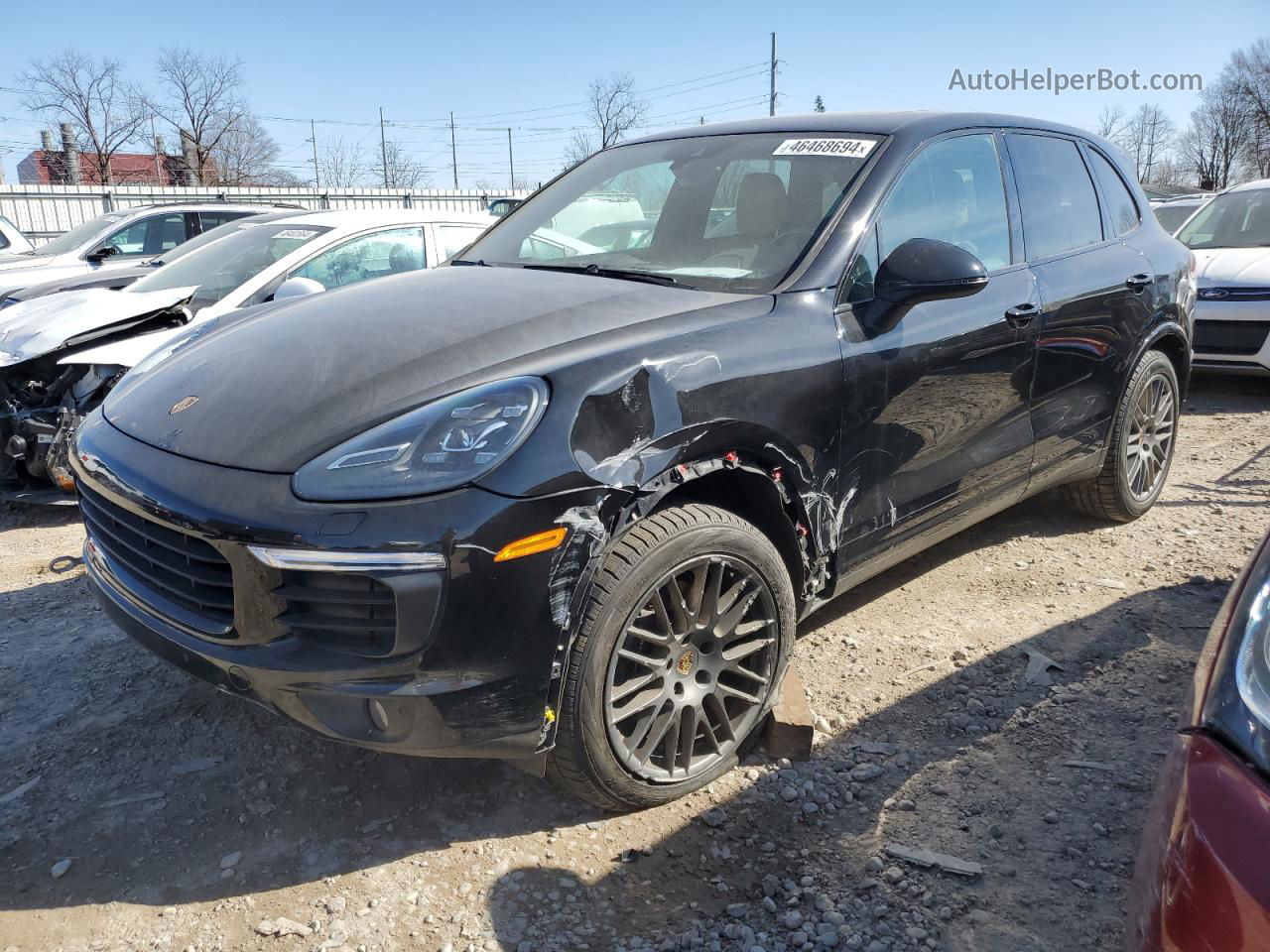 2018 Porsche Cayenne  Черный vin: WP1AA2A20JKA06981