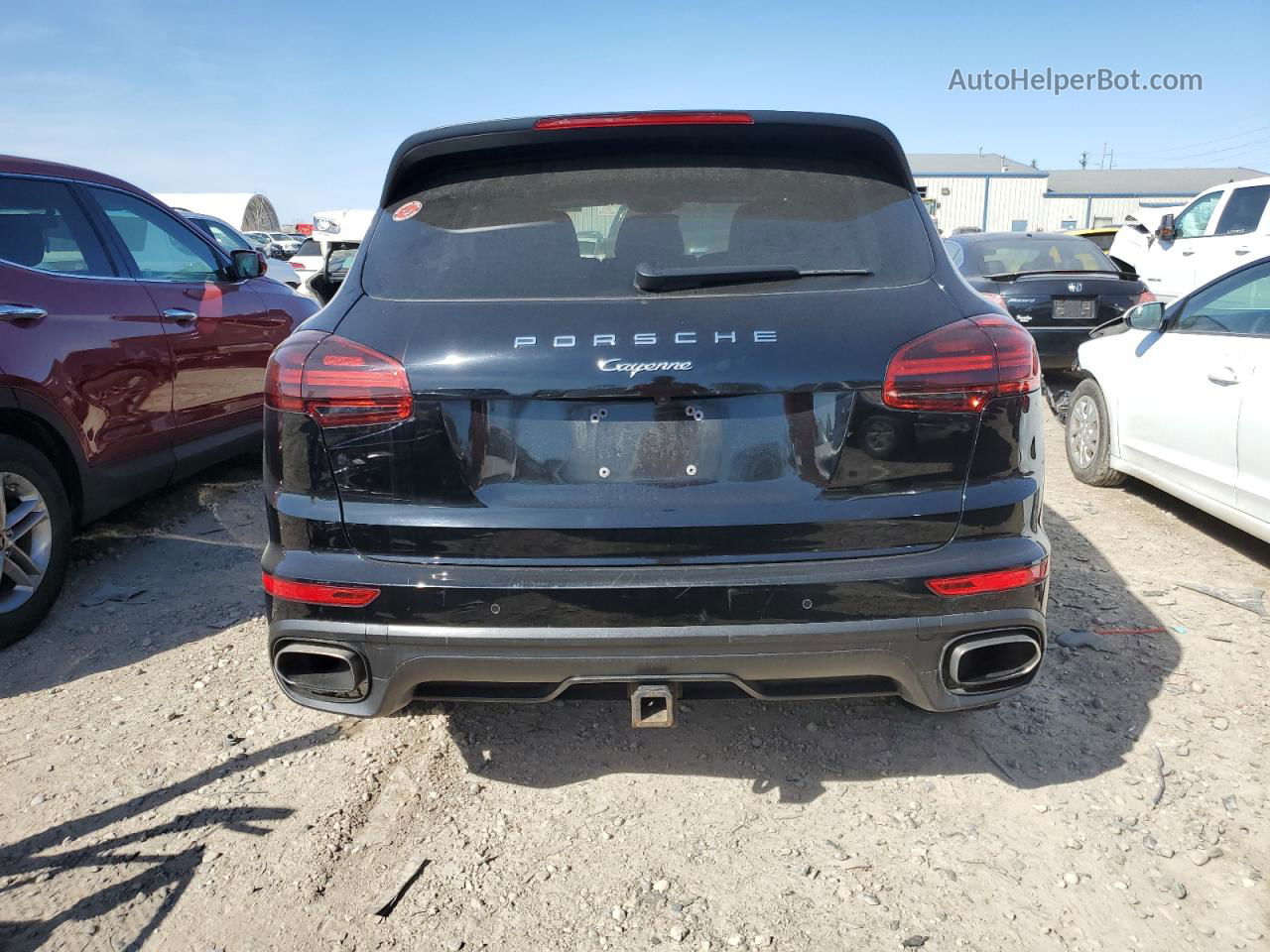 2018 Porsche Cayenne  Черный vin: WP1AA2A20JKA06981