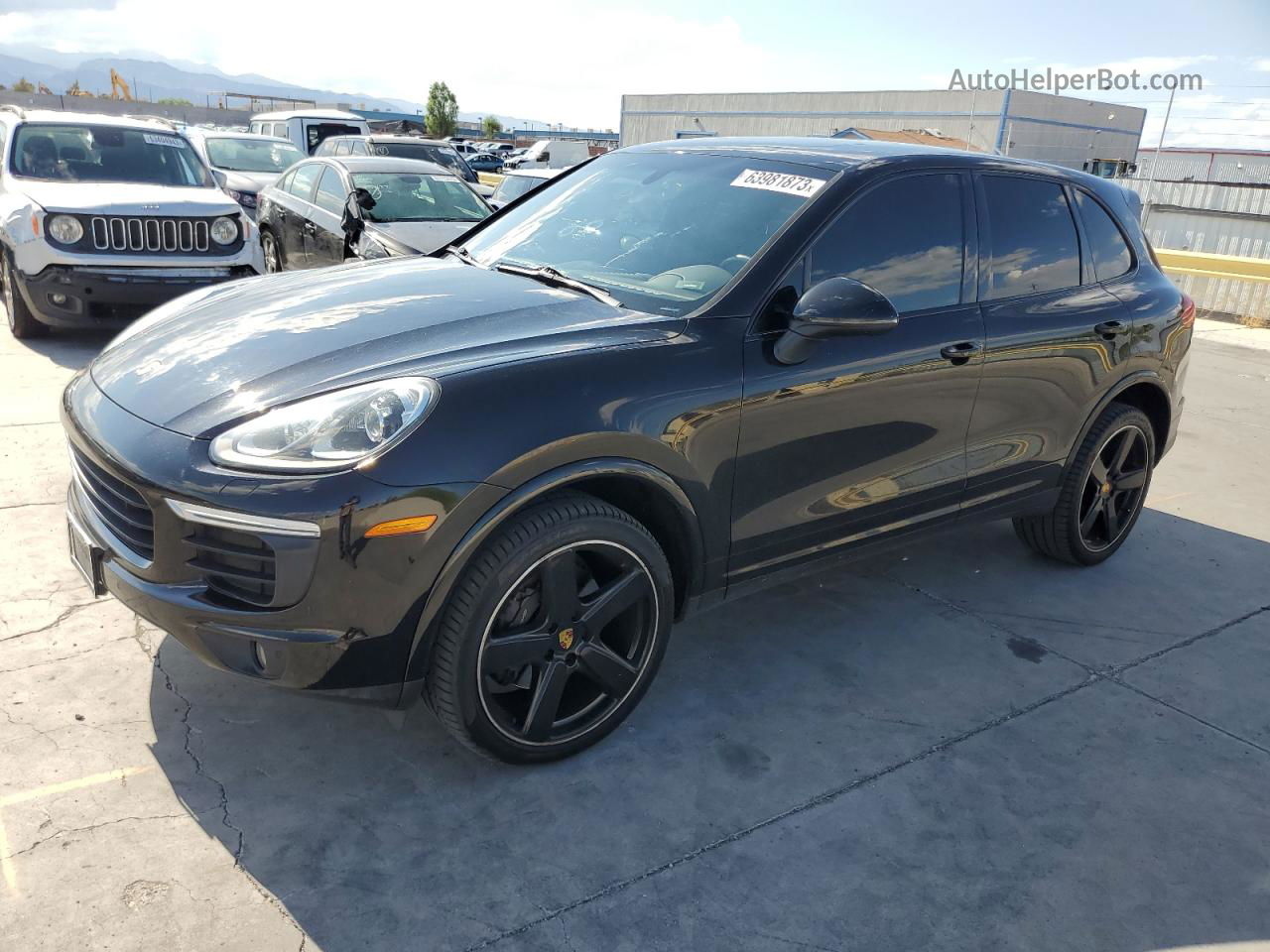 2018 Porsche Cayenne  Черный vin: WP1AA2A20JKA07130