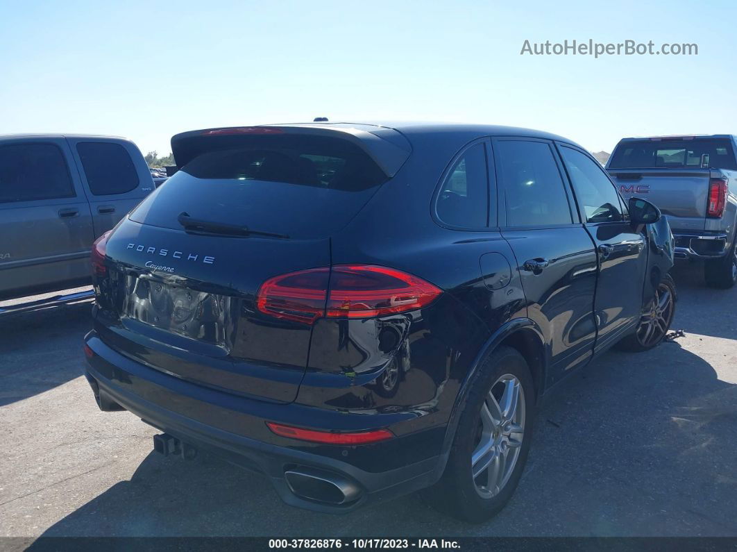 2018 Porsche Cayenne Platinum Edition Черный vin: WP1AA2A21JKA02678