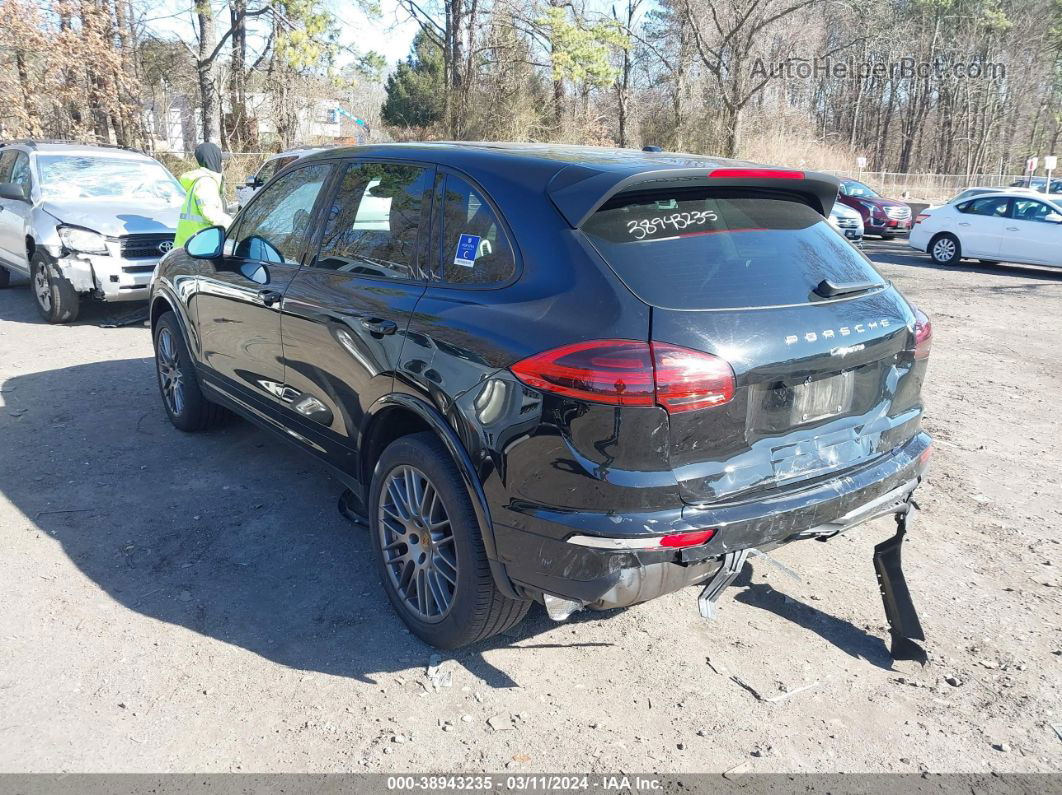 2018 Porsche Cayenne Platinum Edition Черный vin: WP1AA2A21JKA05063