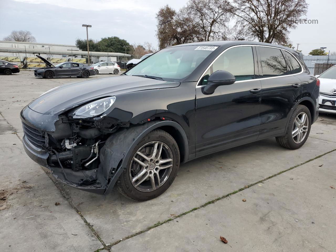 2018 Porsche Cayenne  Black vin: WP1AA2A22JKA04133