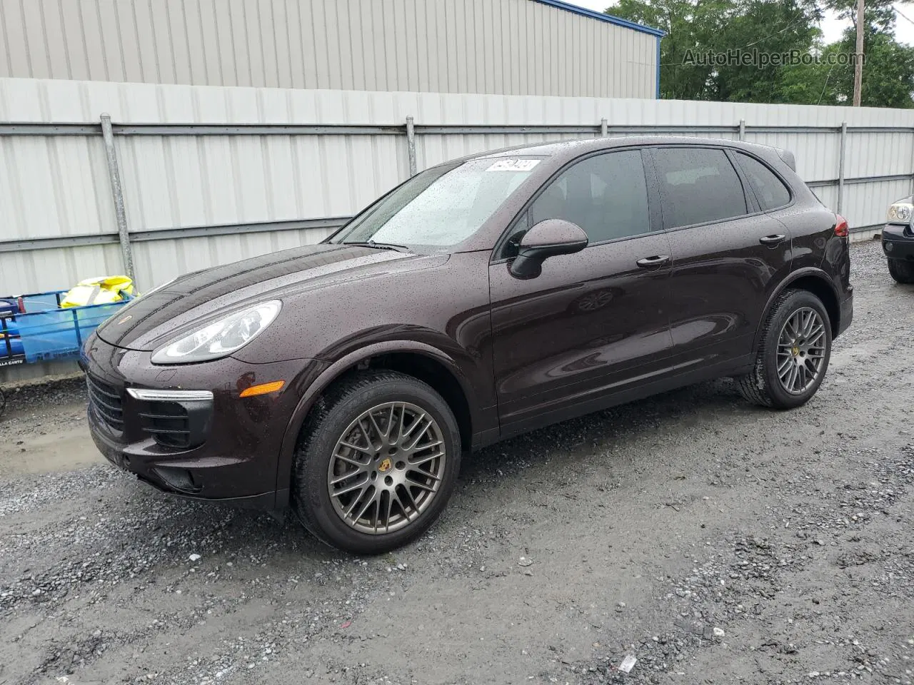 2018 Porsche Cayenne  Brown vin: WP1AA2A22JKA07114