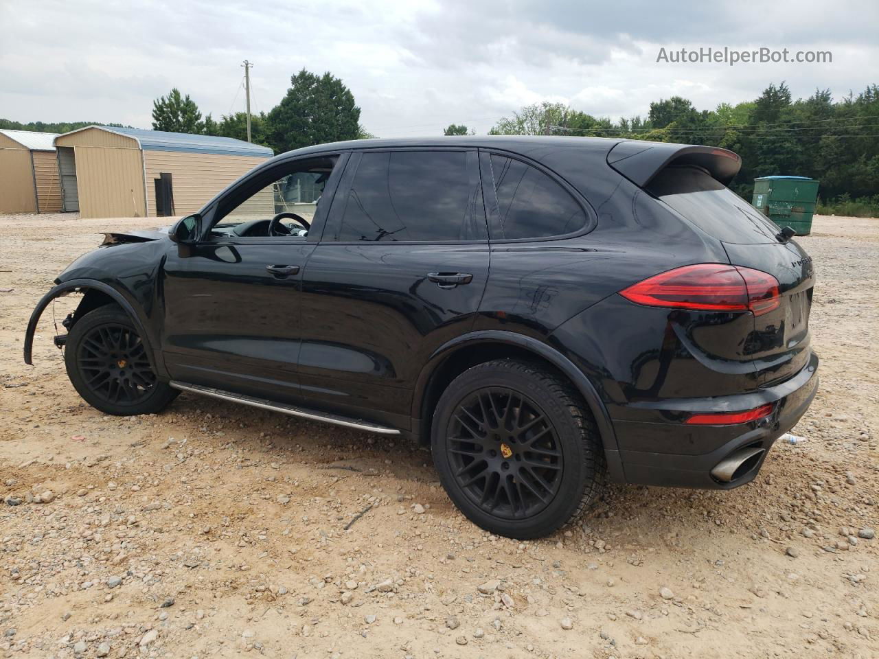 2018 Porsche Cayenne  Black vin: WP1AA2A23JKA00639