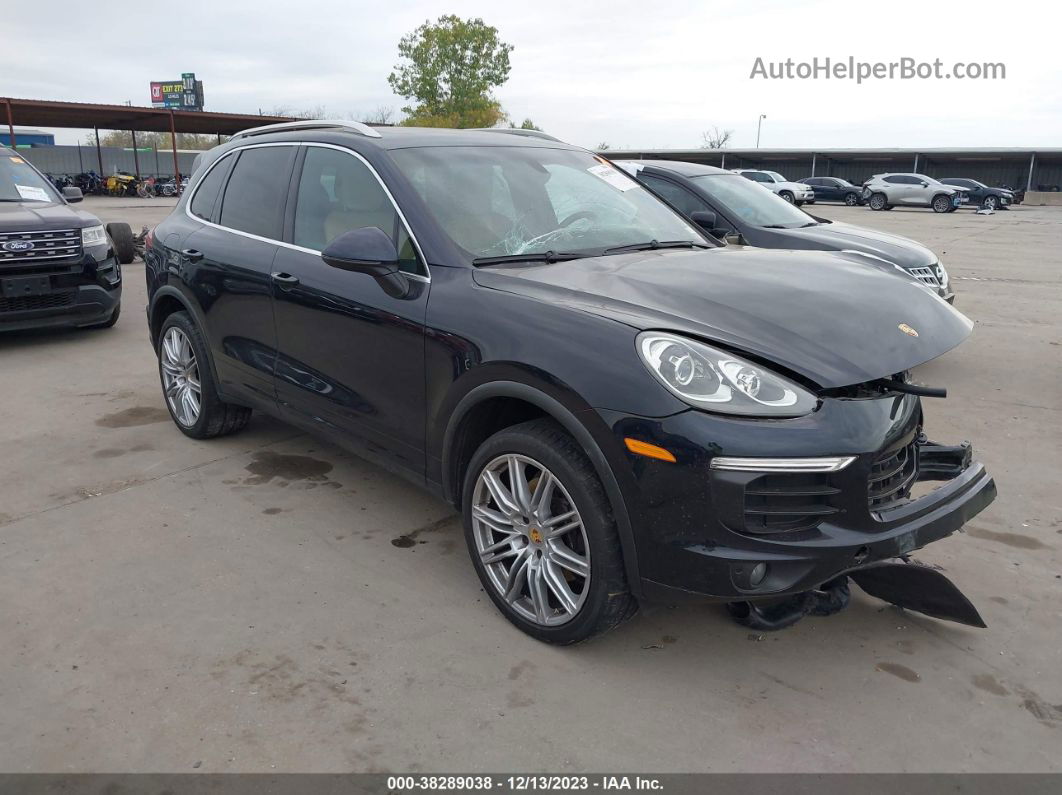 2018 Porsche Cayenne Platinum Edition Black vin: WP1AA2A23JKA03878