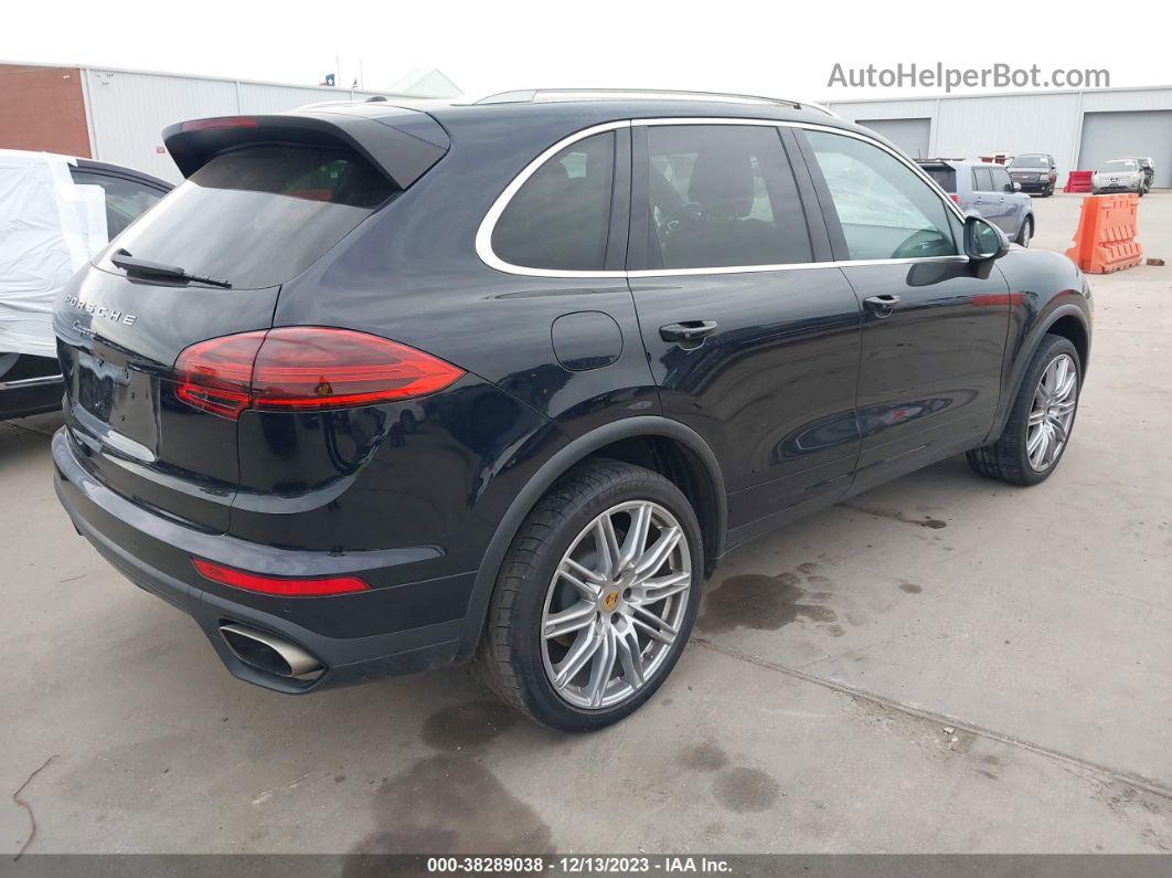 2018 Porsche Cayenne Platinum Edition Черный vin: WP1AA2A23JKA03878