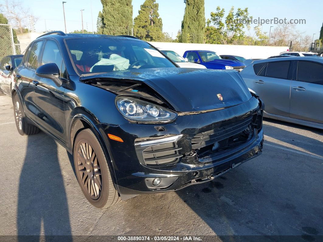 2018 Porsche Cayenne Platinum Edition Черный vin: WP1AA2A23JKA06117