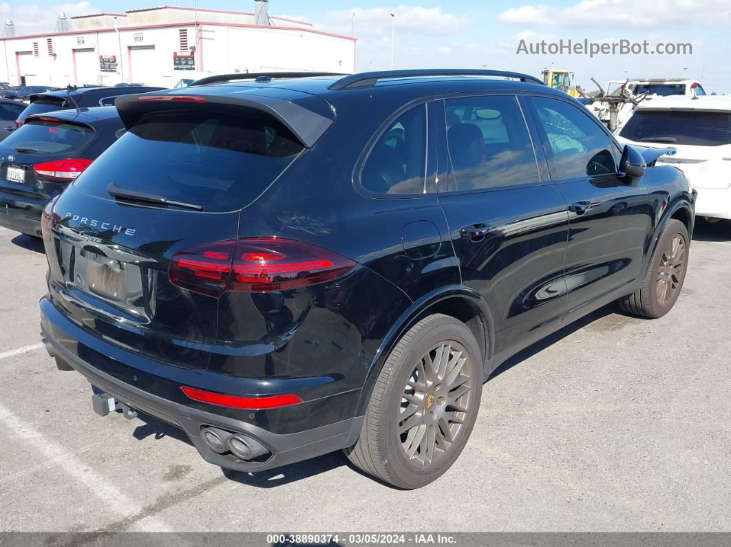 2018 Porsche Cayenne Platinum Edition Черный vin: WP1AA2A23JKA06117