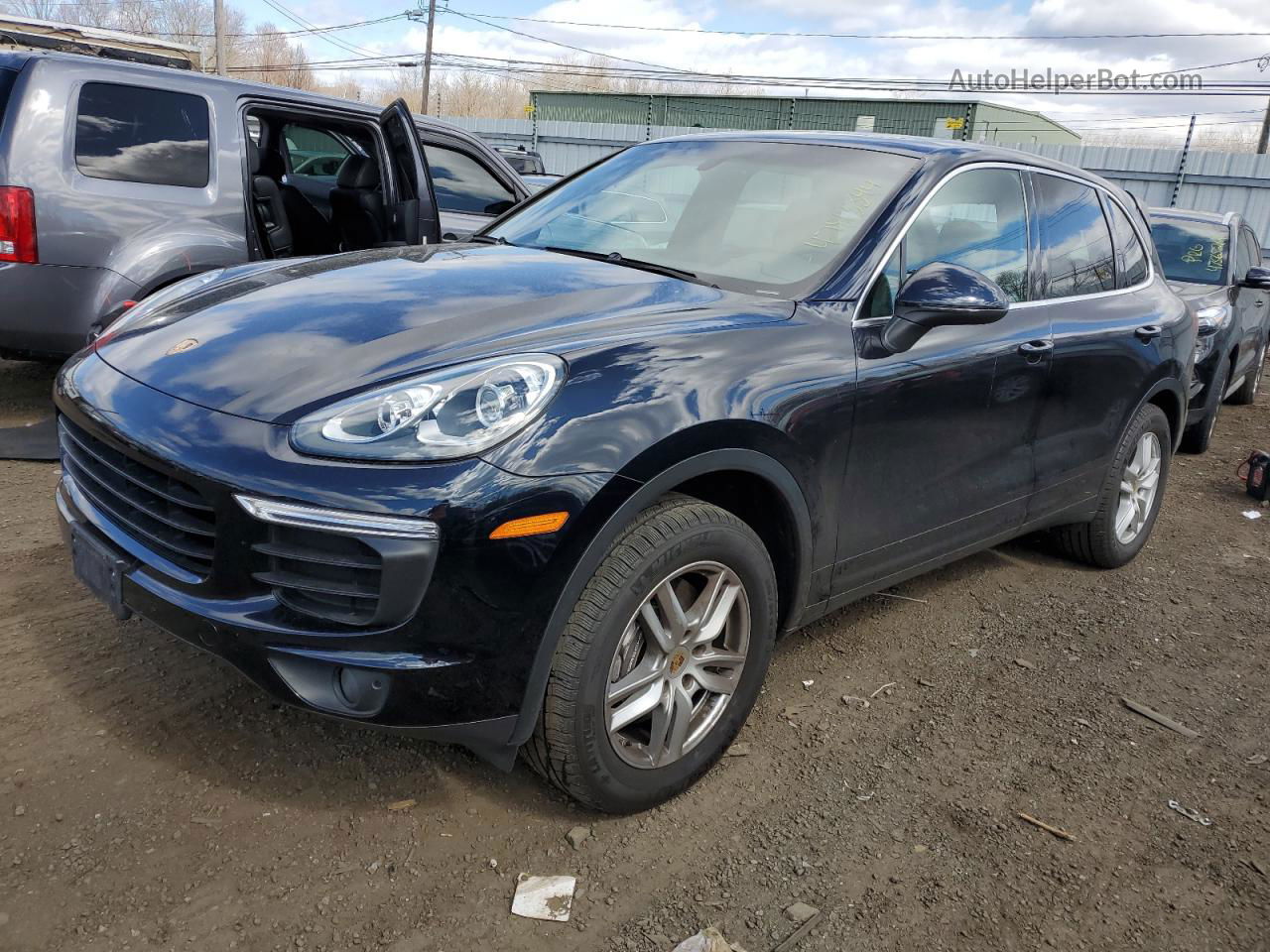 2018 Porsche Cayenne  Черный vin: WP1AA2A24JKA00620