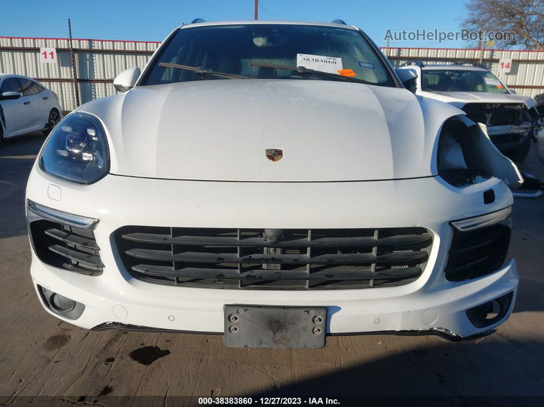 2018 Porsche Cayenne Platinum Edition Белый vin: WP1AA2A25JKA06474