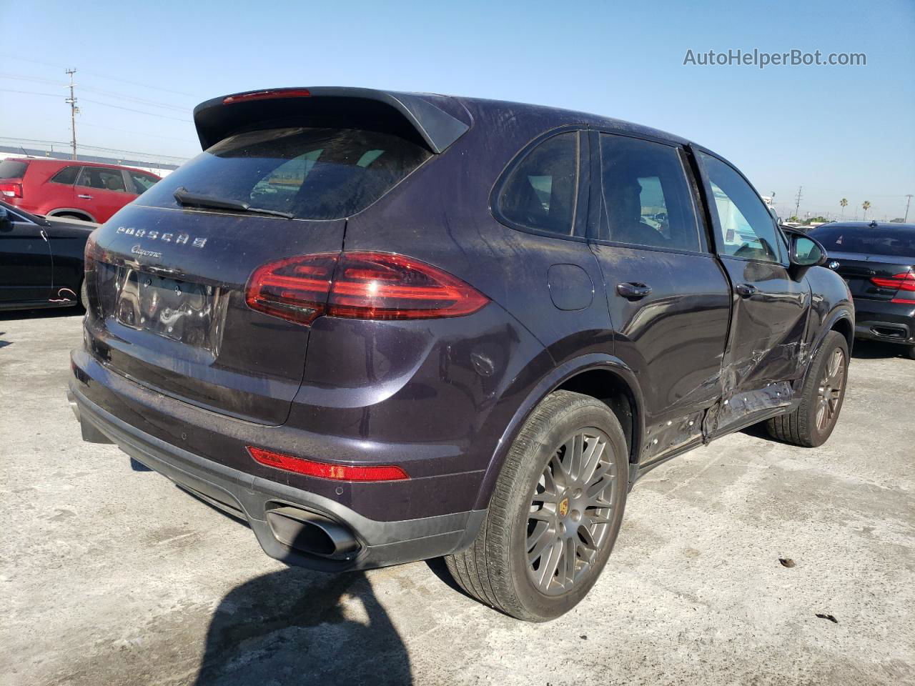 2018 Porsche Cayenne  Blue vin: WP1AA2A26JKA00473