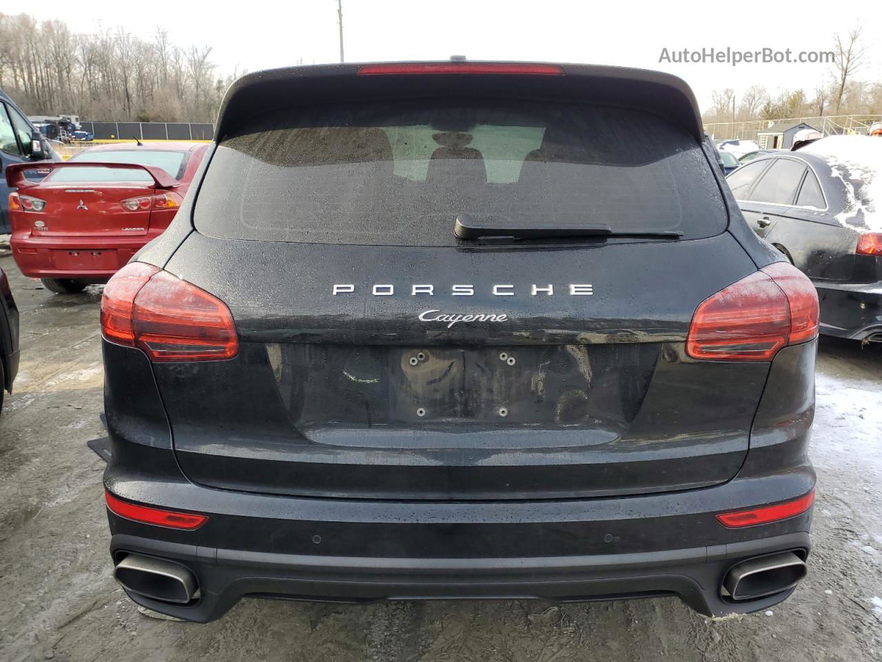 2018 Porsche Cayenne  Black vin: WP1AA2A26JKA03079