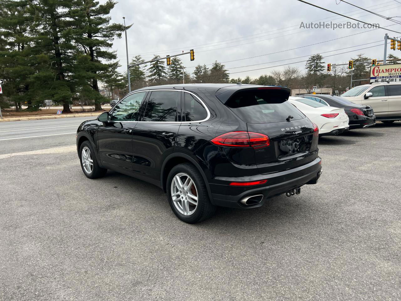 2018 Porsche Cayenne  Черный vin: WP1AA2A26JKA04538