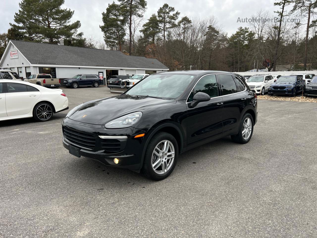 2018 Porsche Cayenne  Black vin: WP1AA2A26JKA04538