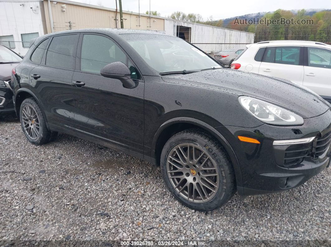 2018 Porsche Cayenne Platinum Edition Черный vin: WP1AA2A26JKA05138