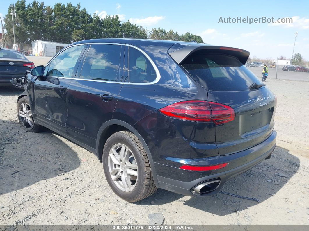 2018 Porsche Cayenne   Dark Blue vin: WP1AA2A26JKA07505