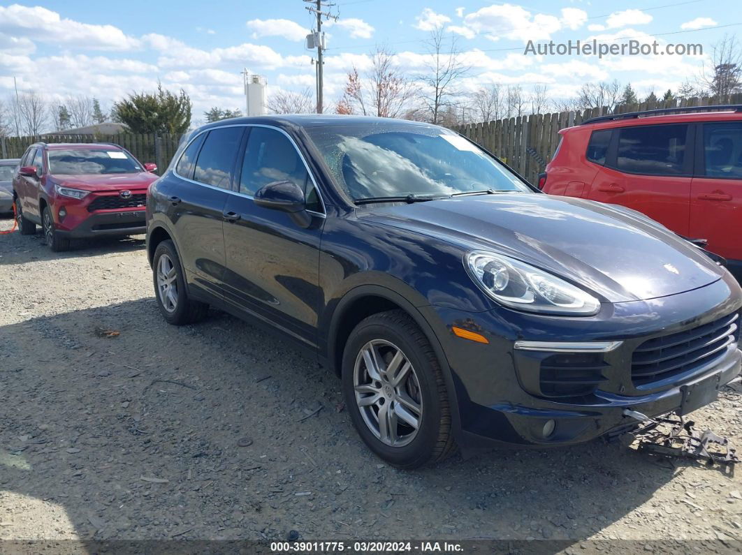 2018 Porsche Cayenne   Dark Blue vin: WP1AA2A26JKA07505