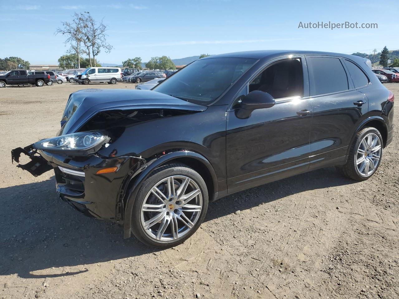 2018 Porsche Cayenne  Черный vin: WP1AA2A27JKA03155