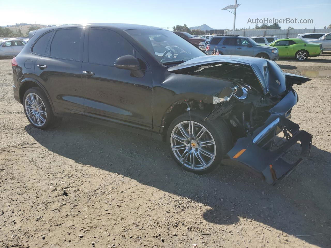 2018 Porsche Cayenne  Черный vin: WP1AA2A27JKA03155