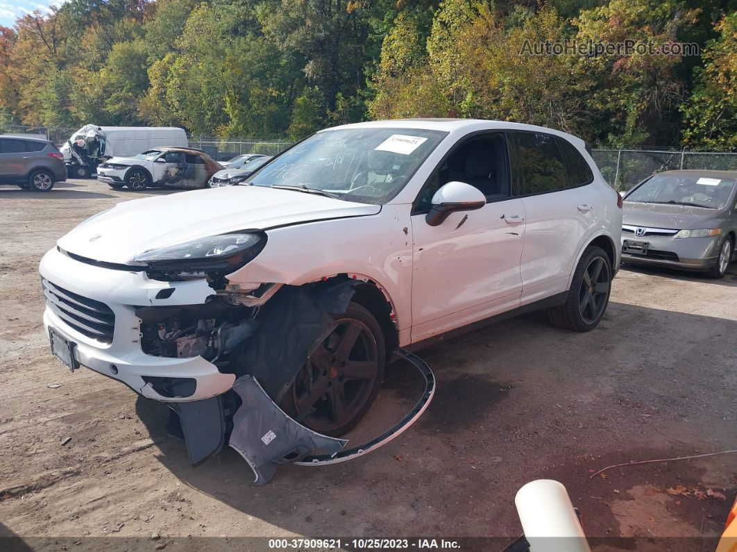 2018 Porsche Cayenne Platinum Edition White vin: WP1AA2A27JKA06329