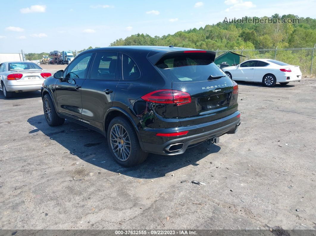 2018 Porsche Cayenne   Черный vin: WP1AA2A27JKA07304