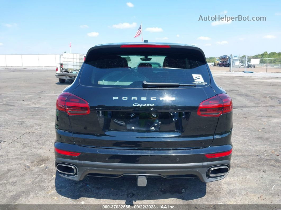 2018 Porsche Cayenne   Черный vin: WP1AA2A27JKA07304