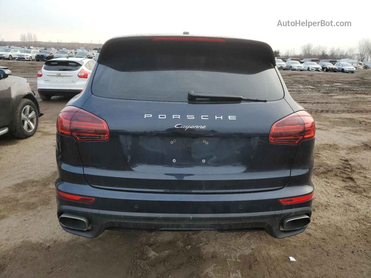 2018 Porsche Cayenne  Синий vin: WP1AA2A28JKA00295